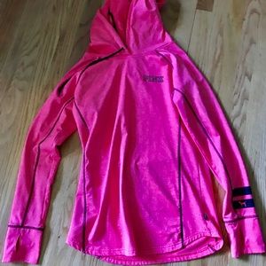 Pink Victoria’s Secret sweatshirt